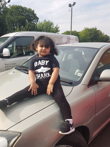 Customer photo review of Classic Shark Family Matching T-Shirts - Black (MRK X)