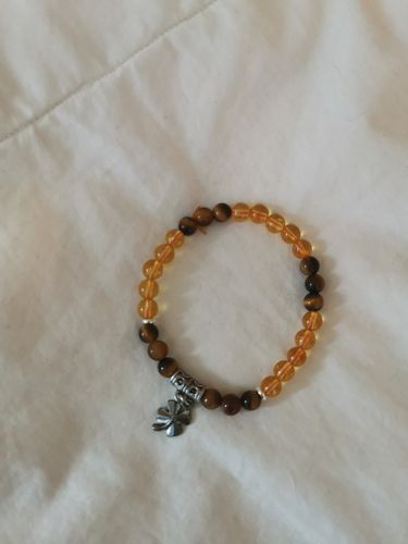 Customer photo review of BRACELET "Chance" OEIL DE TIGRE/CITRINE