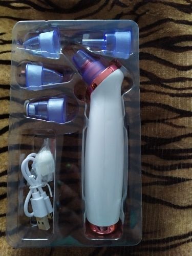 Customer photo review of Electric Blackhead Removal and Facial Pore Suction Vacuum Cleaner
