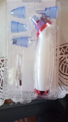 Customer photo review of Electric Blackhead Removal and Facial Pore Suction Vacuum Cleaner