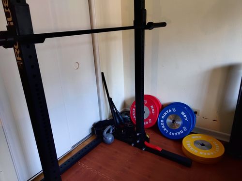 Customer photo review of 160kg set  bumper plate + collar -(Shipping included)