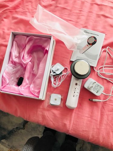 Customer photo review of 3-in-1 Ultrasound Infrared EMS Facial Body Slimming Massager - Anti Cellulite Fat Burner
