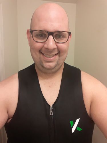 Customer photo review of Men's Zipper Neoprene Sauna Vest