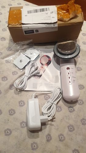 Customer photo review of 3-in-1 Ultrasound Infrared EMS Facial Body Slimming Massager - Anti Cellulite Fat Burner