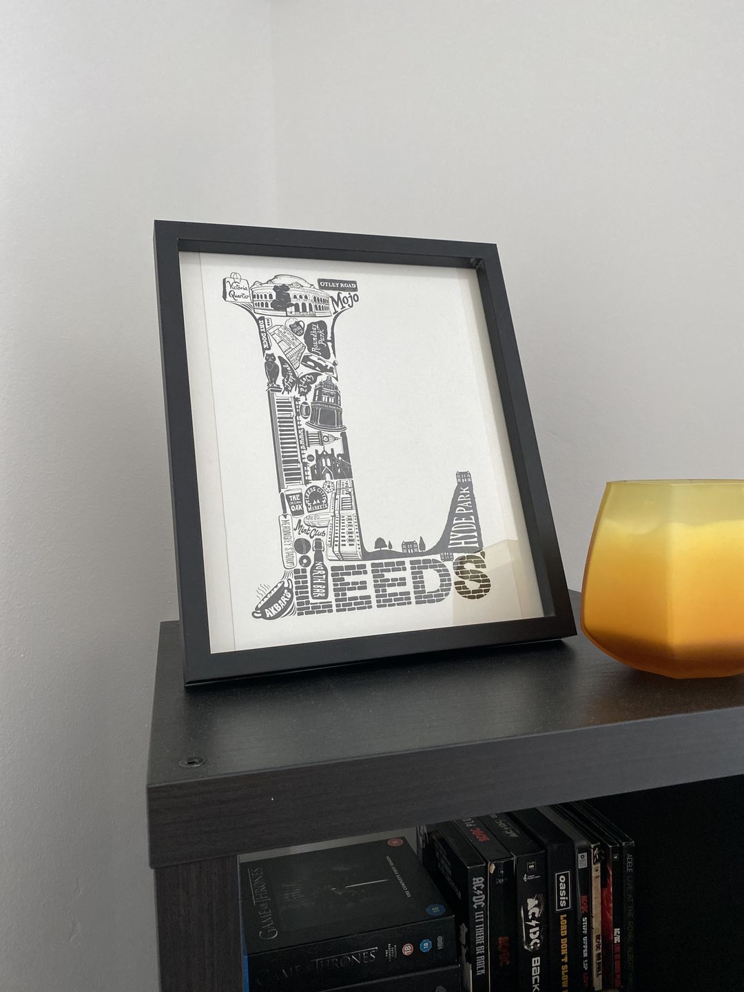 Customer photo review of Leeds Print