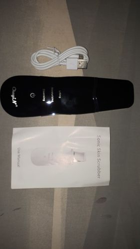 Customer photo review of Electric Ultrasonic Facial Skin Scrubber - Ionic Deep Face Cleaning