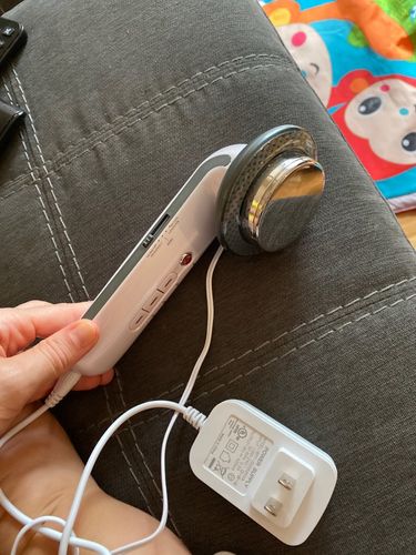 Customer photo review of 3-in-1 Ultrasound Infrared EMS Facial Body Slimming Massager - Anti Cellulite Fat Burner