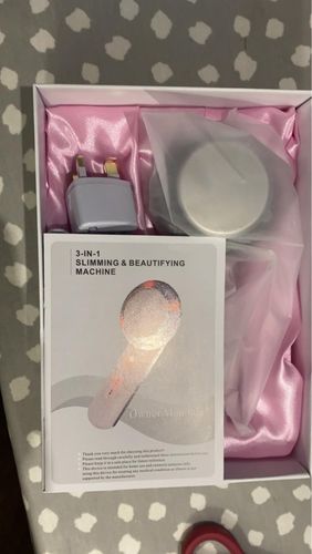 Customer photo review of 3-in-1 Ultrasound Infrared EMS Facial Body Slimming Massager - Anti Cellulite Fat Burner