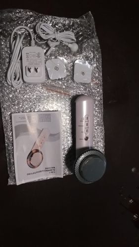 Customer photo review of 3-in-1 Ultrasound Infrared EMS Facial Body Slimming Massager - Anti Cellulite Fat Burner