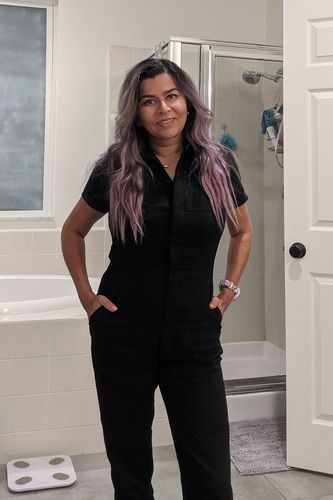 Customer photo review of Pit Crew Jumpsuit Black