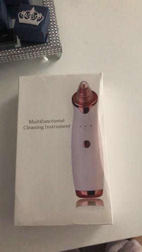 Customer photo review of Electric Blackhead Removal and Facial Pore Suction Vacuum Cleaner