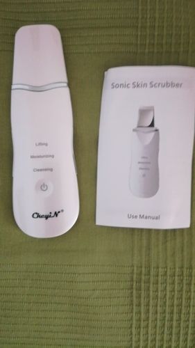 Customer photo review of Electric Ultrasonic Facial Skin Scrubber - Ionic Deep Face Cleaning