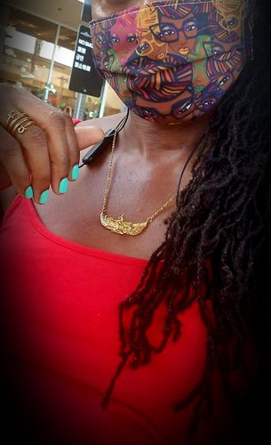 Customer photo review of Ma'at Necklace