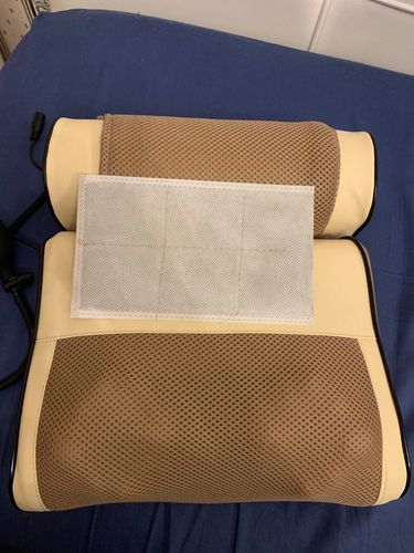 Customer photo review of 2-in-1 Multifunctional Shiatsu Cervical Neck Shoulder Back Massage Pillow With Removable Pillow