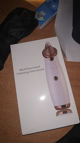 Customer photo review of Electric Blackhead Removal and Facial Pore Suction Vacuum Cleaner