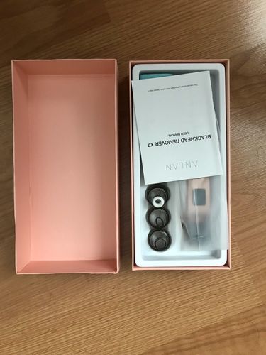 Customer photo review of Electric Blackhead Removing & Facial Pore Cleaning Vacuum Suction Tool -LED Display