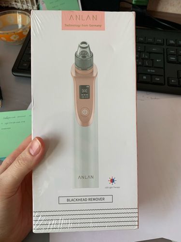 Customer photo review of Electric Blackhead Removing & Facial Pore Cleaning Vacuum Suction Tool -LED Display
