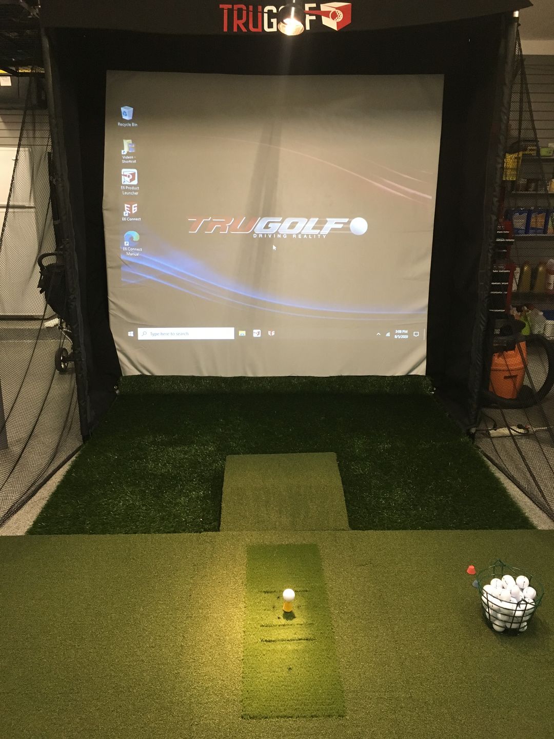 Customer photo review of TruGolf Vista 8 Golf Simulator w/ E6 Connect