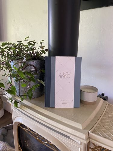 Customer photo review of Loom Parent-Child Journal - Dusty Blue