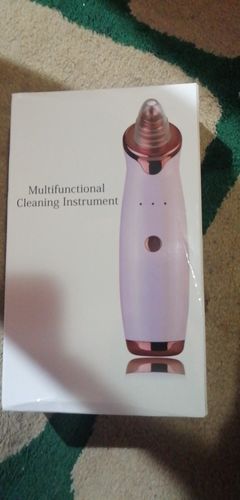 Customer photo review of Electric Blackhead Removal and Facial Pore Suction Vacuum Cleaner