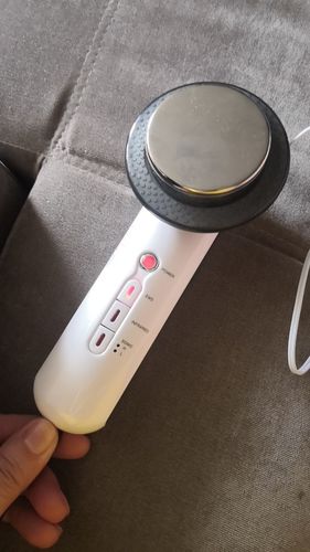 Customer photo review of 3-in-1 Ultrasound Infrared EMS Facial Body Slimming Massager - Anti Cellulite Fat Burner