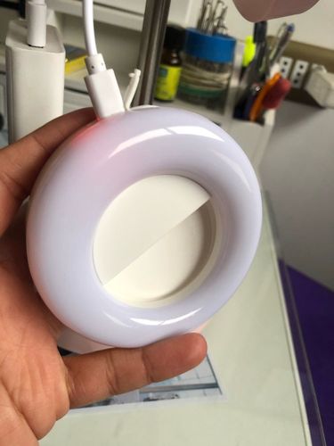 Customer photo review of Updated LED Selfie Phone Ring Light for iPhone Android - Youtube Vlog Light Enhancing