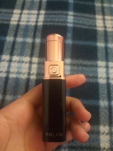 Customer photo review of Electric Painless Facial Hair Removal Upper Lip Cheeks Mini Shaver - Lipstick Style