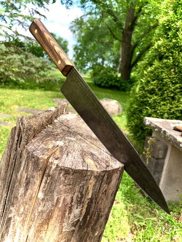 Customer photo review of 1 X 30 Inch Knife Makers Sanding Belts Assortment
