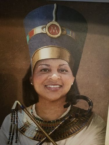 Customer photo review of The Egyptian Queen - Custom Canvas