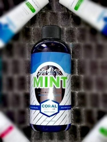 Customer photo review of Nano Silver Mouthwash (Travel Size)