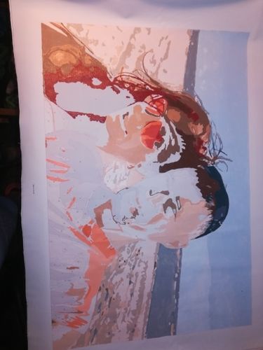 Customer photo review of Custom Paint By Numbers Kit - Upload Your Photo - Brush Set Included