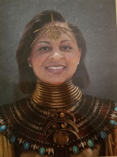Customer photo review of The Nubian Queen - Custom Canvas