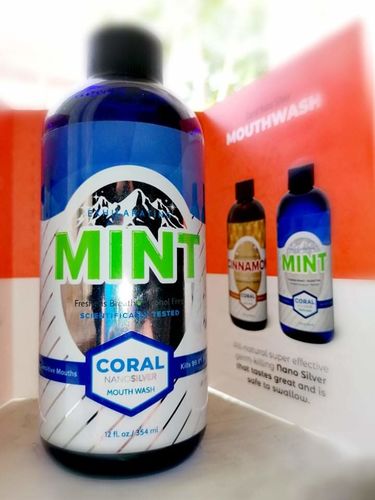 Customer photo review of Nano Silver Mouthwash (Travel Size)