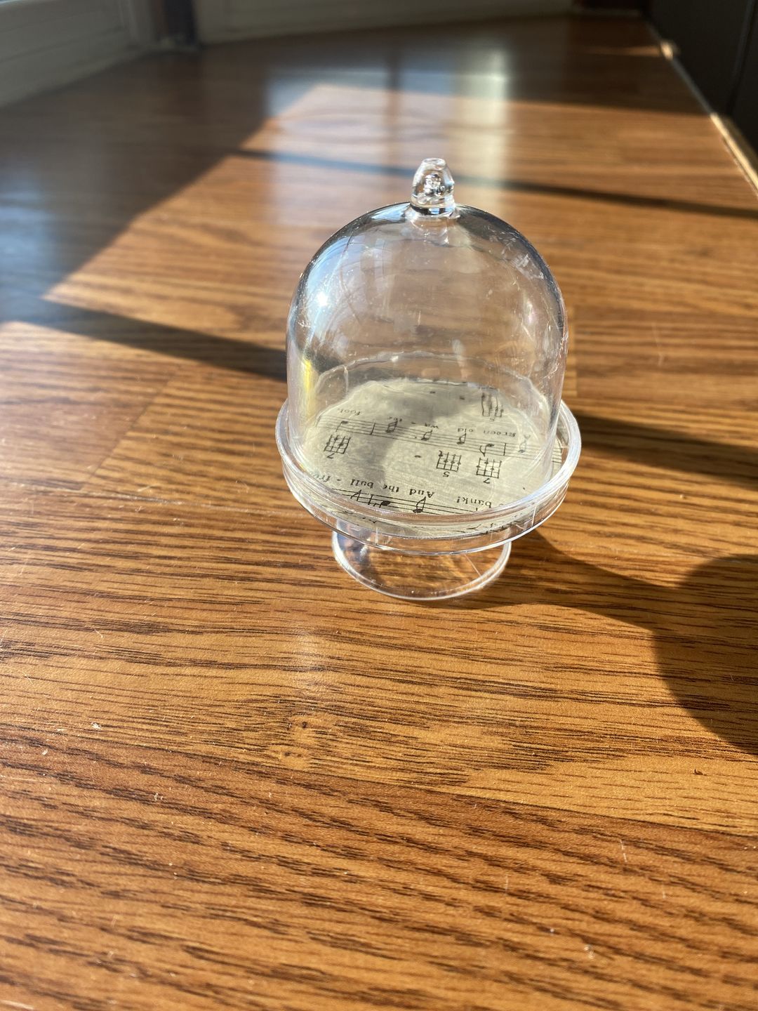 Customer photo review of Acrylic Clear Cake Stand with Lids (12 pieces)