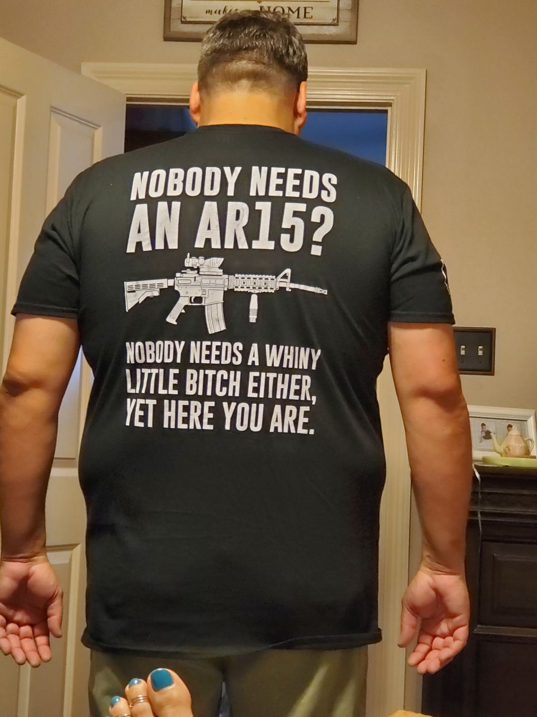 Customer photo review of Nobody Needs An AR15?