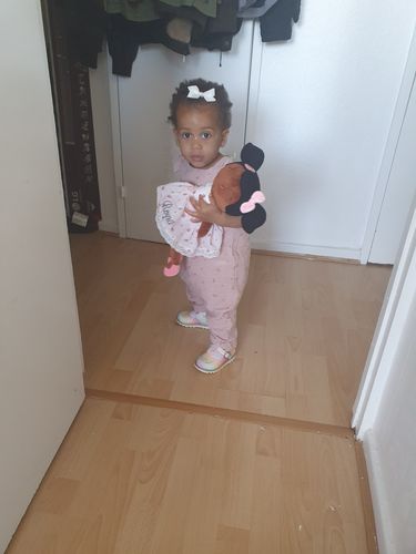 Customer photo review of Personalized Bunny Leyadoll with Gift Bag - 2 Skin Tones