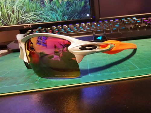 Customer photo review of MRY Replacement Lenses for Oakley Jawbreaker