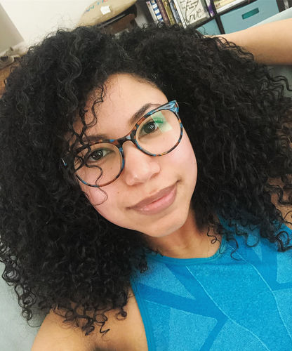Customer photo review of Defining Flaxseed Gel for Curly Hair with Organic Sweet Almond Oil for Sensitive Skin (Fragrance-Free)