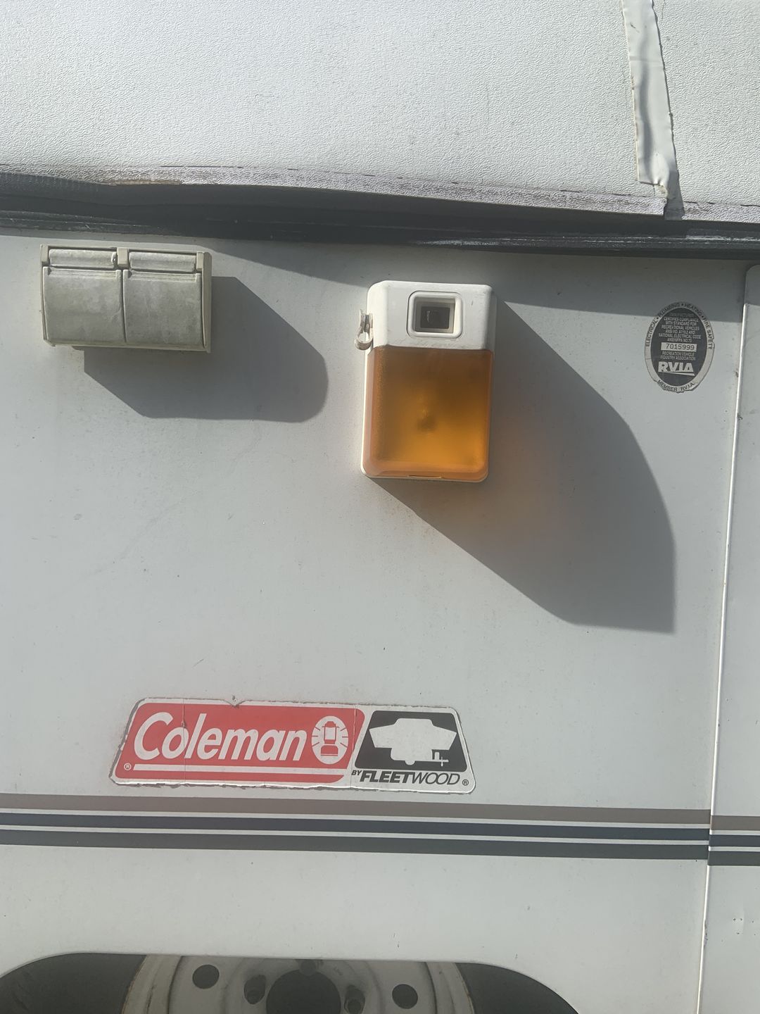 Customer photo review of Amber Porch Lamp Lens