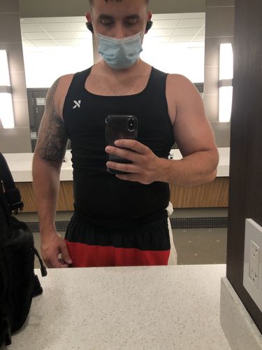 Customer photo review of Men's Heat-Trapping Sweat Vest