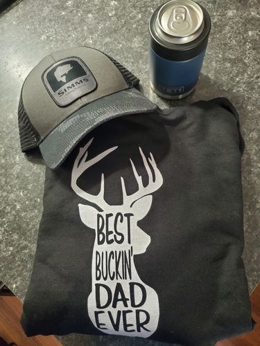 Customer photo review of Best Buckin Dad Ever Sweat À Capuche