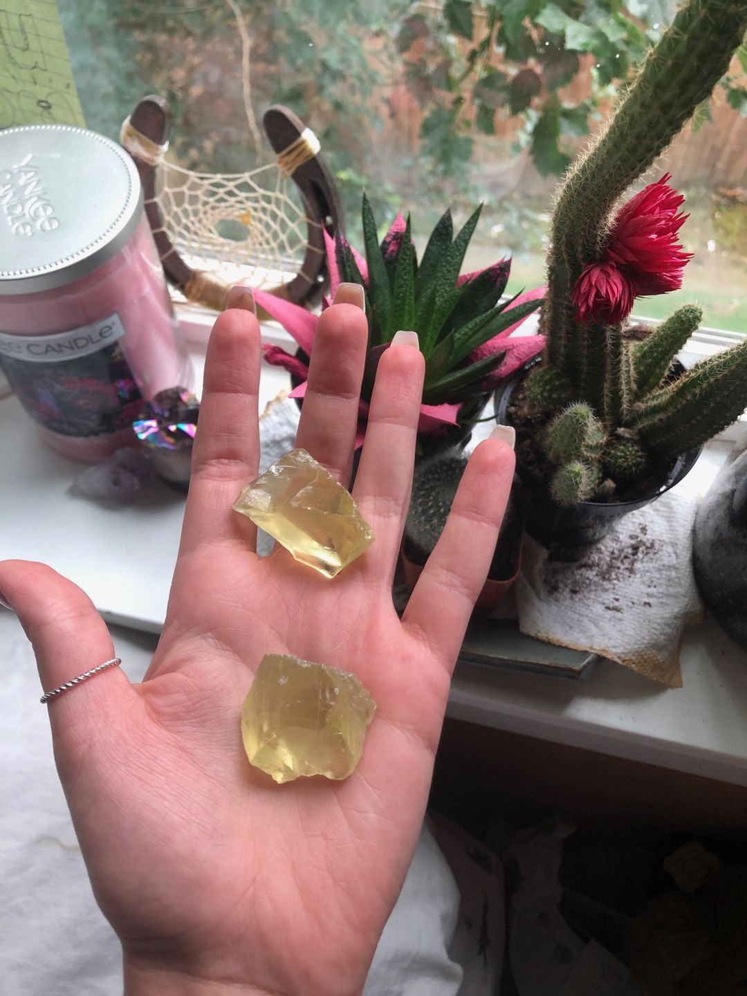 Customer photo review of Natural Citrine Raw Crystals