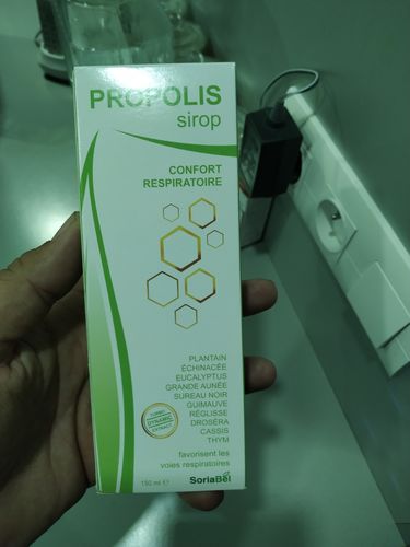 Customer photo review of SIROP DE PROPOLIS