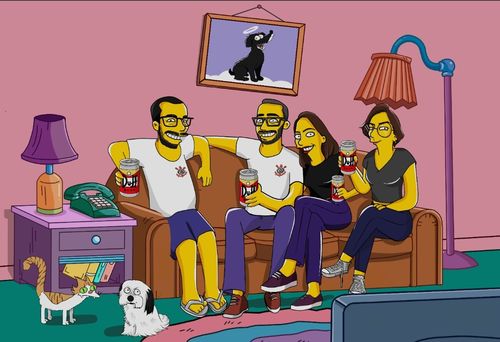 Customer photo review of RETRATO EM ARQUIVO DIGITAL FAMILIA AMARELA