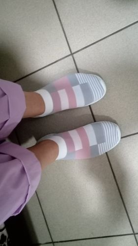 Customer photo review of Lazzy Women Comfortable Casual Sports Shoes