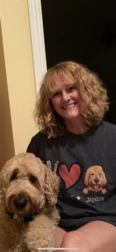 Customer photo review of Peace Love Dog - Personalized Custom Unisex T-shirt