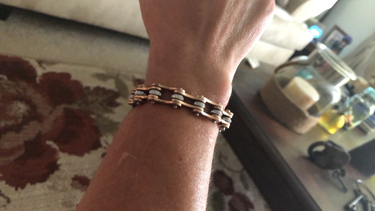 Customer photo review of Cycolinks Rose Gold Crystal Bracelet