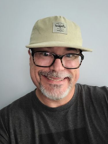 Customer photo review of Big Unstructured Snapback, Silver Corduroy