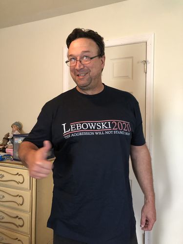 Customer photo review of Lebowski 20 Premium Tee
