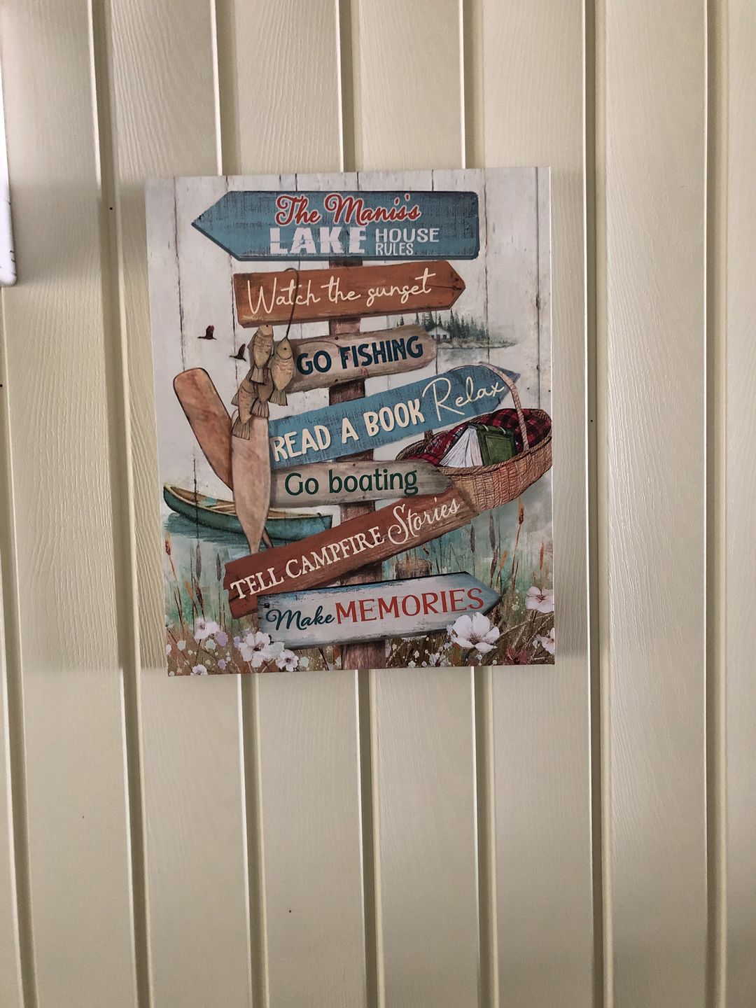 Personalized lake house rules